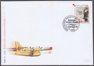 CROATIA Sc # 590 FDC - INTERNATIONAL FIRE BRIGADE OLYMPICS in VARAZDIN