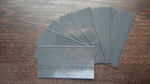 2 or 3 strip Windmill quality stockcards - approval cards with counterfoil