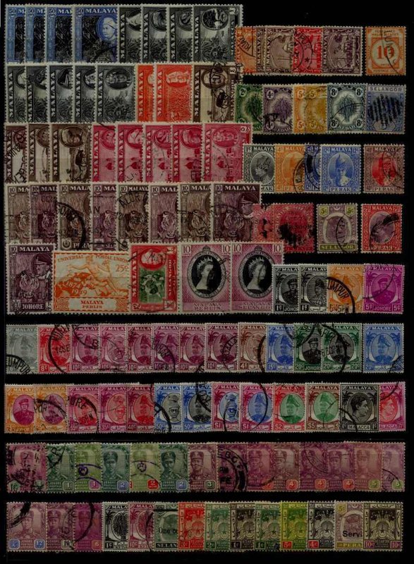 Malaya 116 used/mint values
