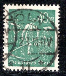 Germany Reich Scott # 227, used, Mi # 244a, exp h/s