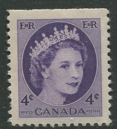 STAMP STATION PERTH Canada #340 QEII Booklet Single1954 MNH CV$0.30