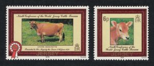 Jersey 9th World Jersey Cattle Bureau Conference 2v 1979 MNH SG#202-203
