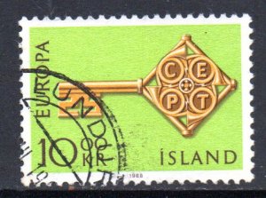 ICELAND 396 USED BIN $1.00 EUROPA