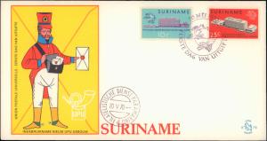 Suriname, Worldwide First Day Cover, U.P.U. Universal Postal Union