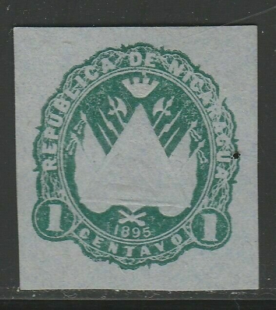 Nicaragua Postal Stationery Cut Out A17P4F783