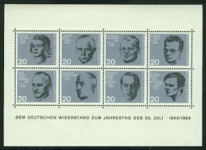 Germany Bund Scott # 883 - 890, mint nh, s/s