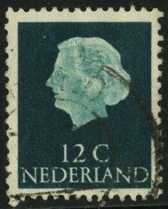 NETHERLANDS #345, USED - 1954 - DAN002