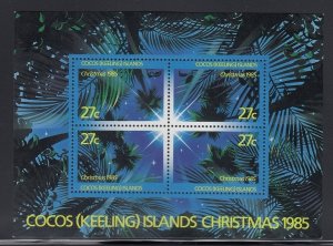 Cocos Islands 151 Christmas SS mnh