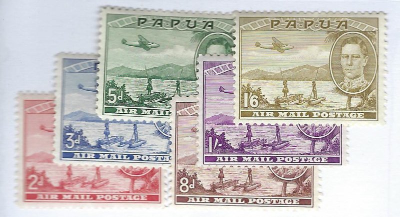 Papua New Guinea SC C10-C15 Mint F-VF SCV$53.00...Fill a great Spot!