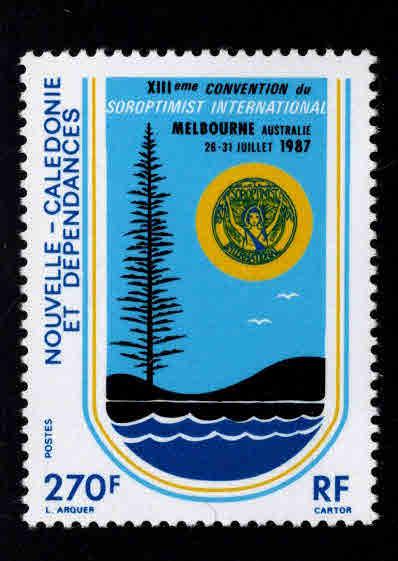 New Caledonia (NCE) Scott 563 MNH** Soroptimist Intl. stamp 1987