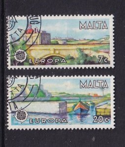 Malta   #539-540   used  1977  Europa