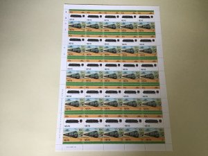 Nevis P.O. Class 5500  Locomotive Railway Train MNH full  stamps sheet 49572