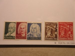 GERMANY  Scott  456-458 & 467-468  set  MINT HINGED  LotQ  Cat $4.65
