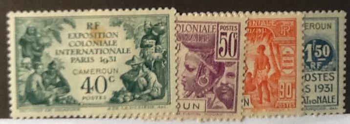 Cameron, 213-16, Paeis Int,l Expo Singles, **Hinged**