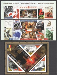 Uu0666 Imperf 2016 Stalin World War Ii Wwii Bl+Set Mnh