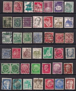 Germany mixed selection of 42  stamps. (B468 )