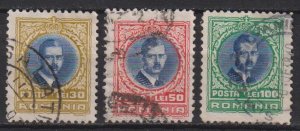 Romania 1931 King Karl II Mi.386 / 8 Used