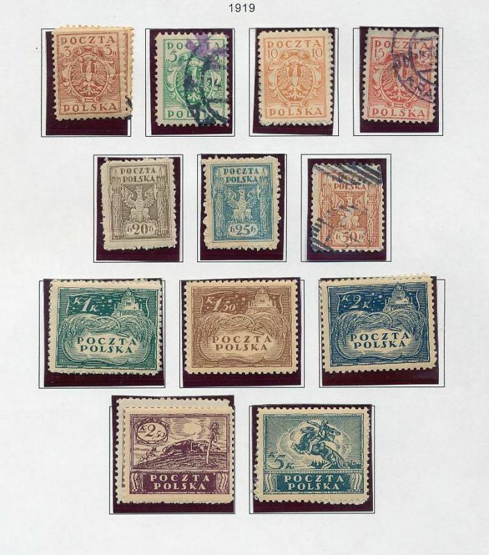 POLAND 1919/30s M&U Collection (Apprx 180 Items) Ref DD523