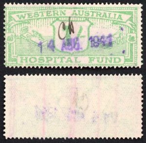 Western Australia 1/- Emerald Hospital Fund BF9