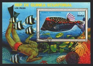 Equatorial Guinea 1975 Fish S/S