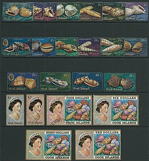 COOK IS 1974 Shells definitive set complete fine used......................45588