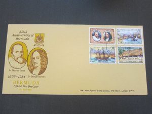 Bermuda 1984 Sc 449-52 FDC