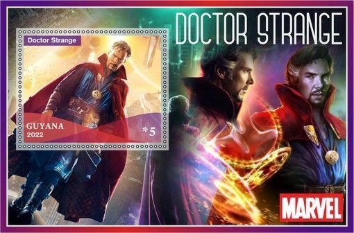 Stamps.Cinema. Marvel 2022 year  6 sheets perforated