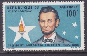 Dahomey C29 MNH 1965 Abraham Lincoln Centenary of Death Issue