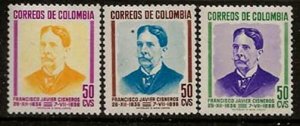 Nickel Auction Colombia 577-579 nh