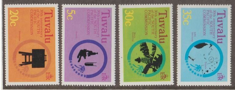 Tuvalu Scott #46-49 Stamps - Mint NH Set