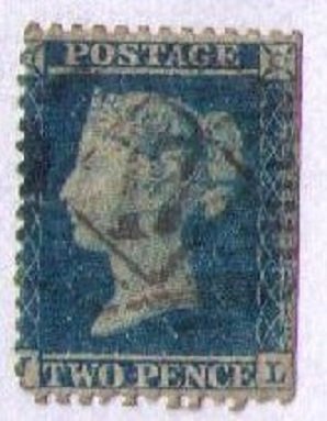 Great Britain Sc #13 Used Blue F-VF CV $225.00