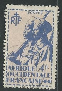 French West  Africa + Scott # 30 - MH