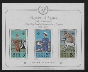 CYPRUS SC# 226a FVF/MOG 1963