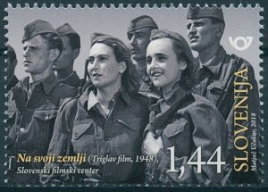 Slovenia 2018 MNH On Our Own Land Na svoji zemlji 1v Set Film Cinema Stamps