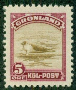 GREENLAND #11, Mint Never Hinged, Scott $36.00
