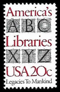 PCBstamps   US #2015 20c American Libraries, MNH, (7)