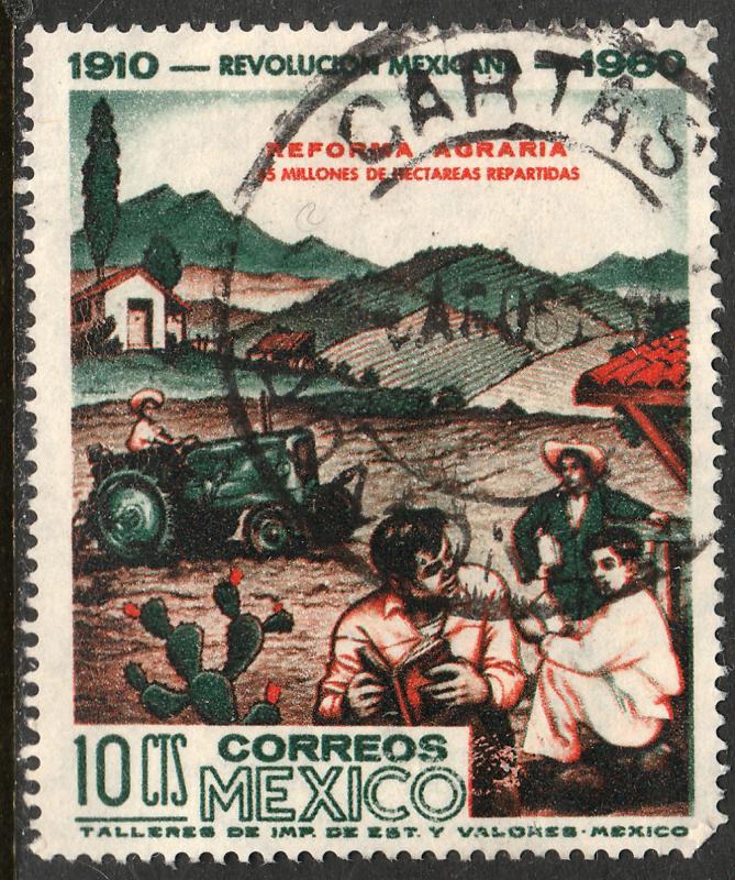 MEXICO 913, 10c 50th Anniv Mexican Revolution. Used. F-VF. (1131)