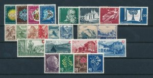 Switzerland 1948 Complete Year Set without souvenir sheet MNH