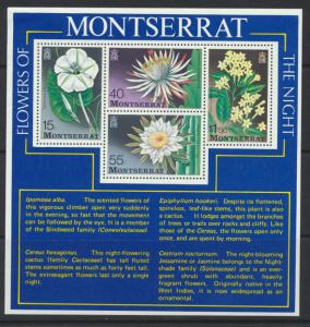 Montserrat SG MS403 SC#369A Flowers of the Night  1977