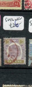 MALAYA  PAHANG  (P0212B)   5C TIGER  SG 16   VFU 