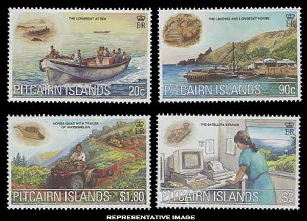 Pitcairn Islands Scott 524-527 Mint never hinged.