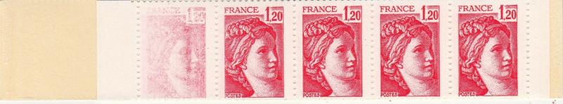 France #1572a Booklet Error  CV $8.50  (A9208)