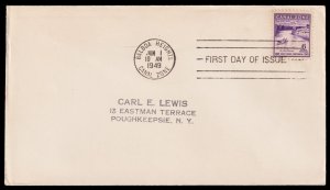 Canal Zone Scott 143 First Day Cover (1949) Fine Q