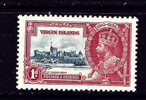 Virgin Is 69 MNH 1935 from KGV Sikver Jubilee