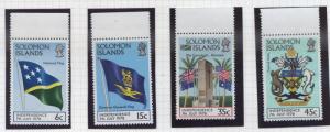 Solomon Is. - Scott 369-72 - National Flag Issue -1978 - MNH -Set of 4 Stamps