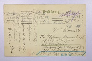 Germany 1915 Feldpost / POW Card to Noyon - L39984