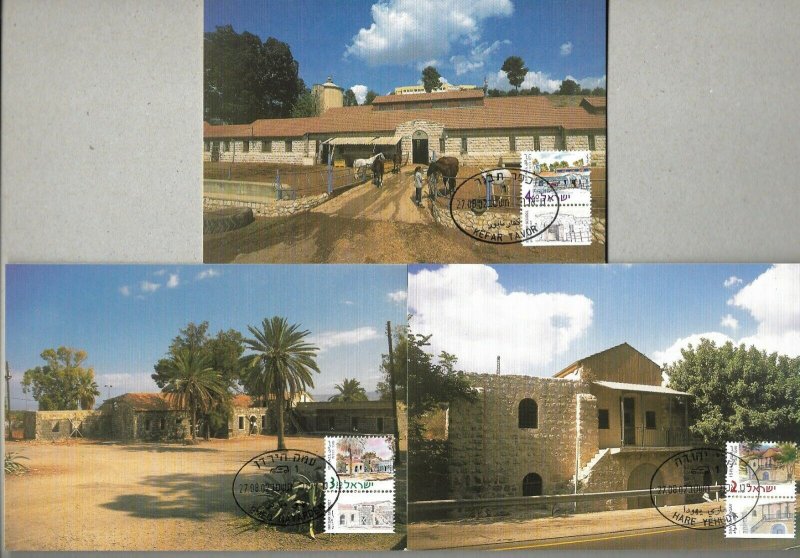 Israel 2002 Historic Sites In Israel Maximum Cards Architecture 