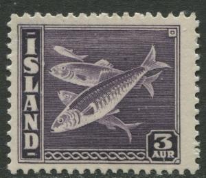 Iceland - Scott 218 - General Issue -1939 - MLH - Single 3a Stamp