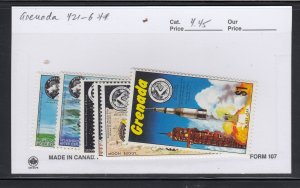 Grenada 421-6 Moon Landing mnh