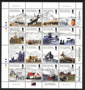 S.GEORGIA&S.SANDWICH SG364a 2004 ASPECTS OF SOUTH GEORGIA MNH